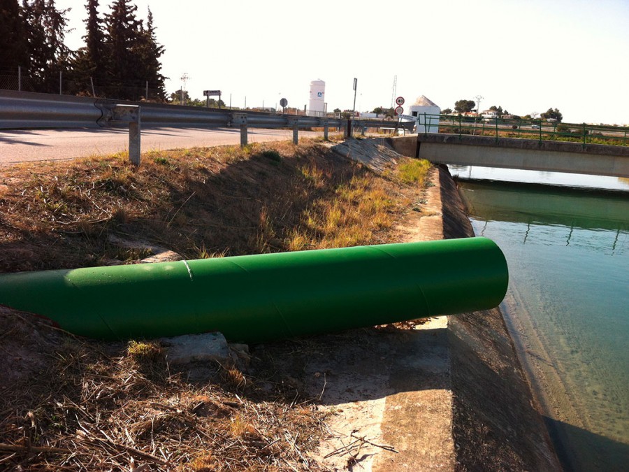 Reparación salto de Agua canal Agua de Picassent. Foto 3