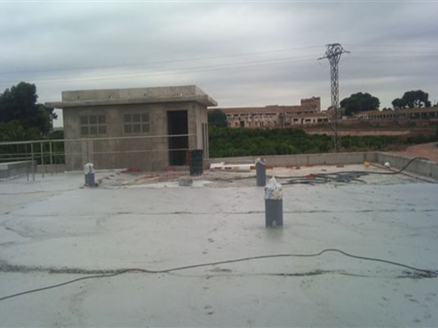 Impermeabilización de cubierta del nuevo Depósito de Albalat dels Sorells. Foto 5