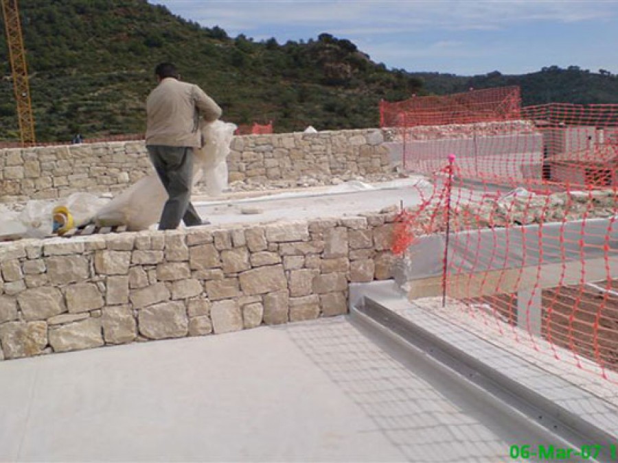 Impermeabilización muros enterrados Chalet Monasterios en Puzol. Foto 4